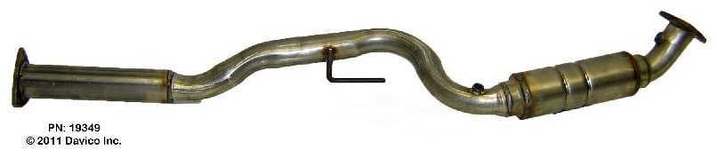 Davico 19349 Catalytic Converter, OE Replacement, Passenger Side Fits select: 2006-2010 CHEVROLET EXPRESS G2500, 2006-2010 CHEVROLET EXPRESS G3500