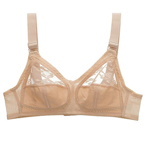 Women's See Through Bras Sexy Sheer Lace Full Coverage No Underwire Bralette Fashion Breathable Seamless Underwear