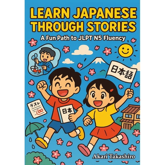 The Learn Japanese Through Stories Learn Japanese Through Stories: A Fun Path to JLPT N5 Fluency: Bilingual Tales with Vocabulary Lists, Grammar Tips, and , Book 1, (Paperback)