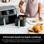 Ninja Foodi 6-in-1 10-qt. XL 2-Basket Air Fryer with DualZone Technology, DZ401