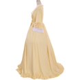 thumbnail image 3 of Women's Queen Marie Antoinette Rococo Ball Gown Victorian Dress Yellow, 3 of 8