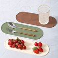 thumbnail image 5 of 1 Pack Silicone Mats for Kitchen Counter, Heat Resistant Mats for Countertop Protector, Heating Pad for Kitchen Counter,Waterproof Coffee Mat, Non Slip Table Mat Air Fryer Mat Easy to Clean,8.1×4.1 in, 5 of 8