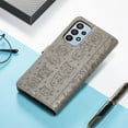 thumbnail image 2 of Wallet Case for Samsung Galaxy A23 4G/5G, Cat Dog Cartoon Cute Style with ID Card Holder PU Leather Flip Phone Cover for Samsung Galaxy A23 Grey, 2 of 13