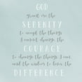 thumbnail image 2 of SD Graphics Studio 12x12 White Modern Wood Framed Museum Art Print Titled - Serenity Prayer, 2 of 4