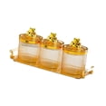 thumbnail image 4 of TISHITA Dry Fruit Tray with Lid Wedding Decor Multipurpose for Holiday Party amber, 4 of 8