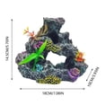 thumbnail image 3 of Décoration de Réservoir de Poissons Fond d'Aquarium Simulation en Résine Corail, Scène sous-Marine Réaliste, Sûr pour les Poissons, Facile à Installer, Polyvalent, 3 of 5