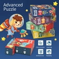 thumbnail image 3 of Progressive Educational Cardboard Puzzles for Toddlers & Kids - 5 Levels of Enchanting Adventure Themed Cognitive Learning Toys for Early Childhood & Development - Includes 1 Box of Engaging, 3 of 6