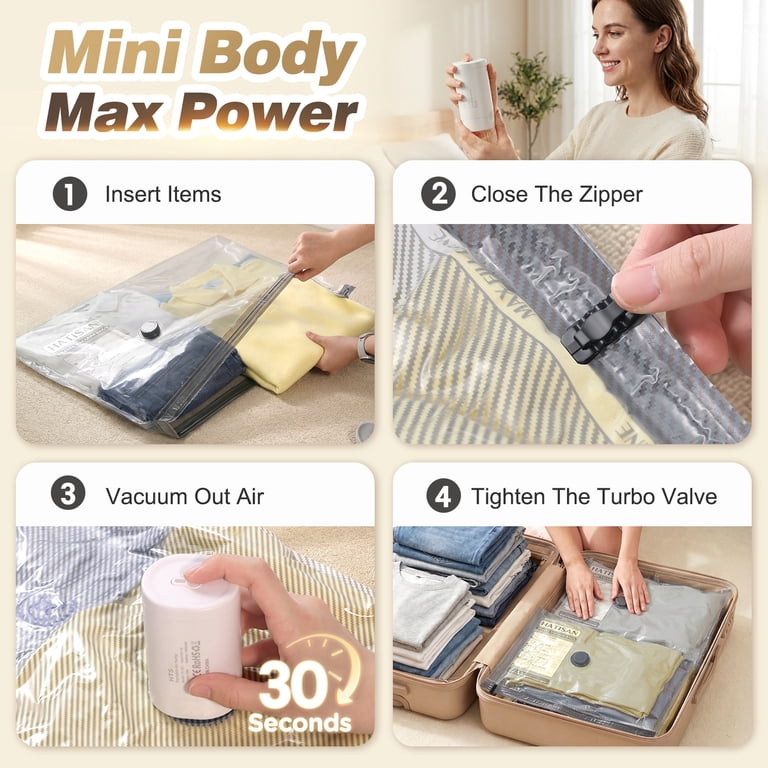 Livhil Vacuum Seal Bags, 14 Pack with Electric Pump photo 7