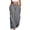 A-Grey349, variant on Women's Drawstring Wide Leg Pants Side Ruched Baggy Cut Summer Vacation Trousers