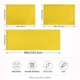 thumbnail image 4 of Haosy Satin Pillowcase for Hair and Skin Standard Cooling Silk Pillow Case with Envelope Closure Yellow 20"x30", 4 of 9