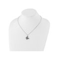 thumbnail image 2 of Black Accent Diamond Butterfly Pendant Necklace in Sterling Silver with Chain, 2 of 4