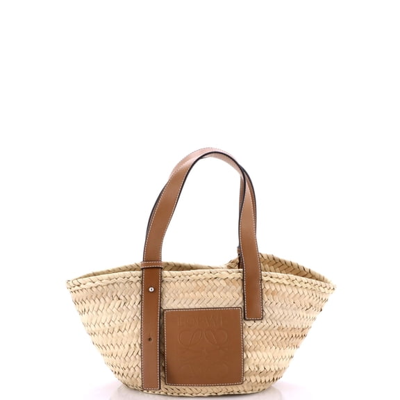 Pre-Owned Basket Tote Raffia Small By Rebag