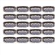 thumbnail image 2 of 20 pinzas para pelucas en forma de U de 32 mm con parte trasera de silicona para accesorios de extensiones de cabello., 2 of 4
