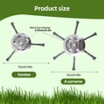 thumbnail image 2 of Steel Wire Grass Trimmer Head, 2025 New String Trimmer Replacement Head, Universal Brush Cutter Steel Head for Lawn Mower Edging, 6Inch Wired Trimmer Blade for Lawn Mower Tray (1, #A), 2 of 7