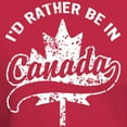 thumbnail image 3 of CafePress - I'd Rather Be In Canada Dark T Shirt - Men's Classic Graphic Cotton T-Shirt, 3 of 4