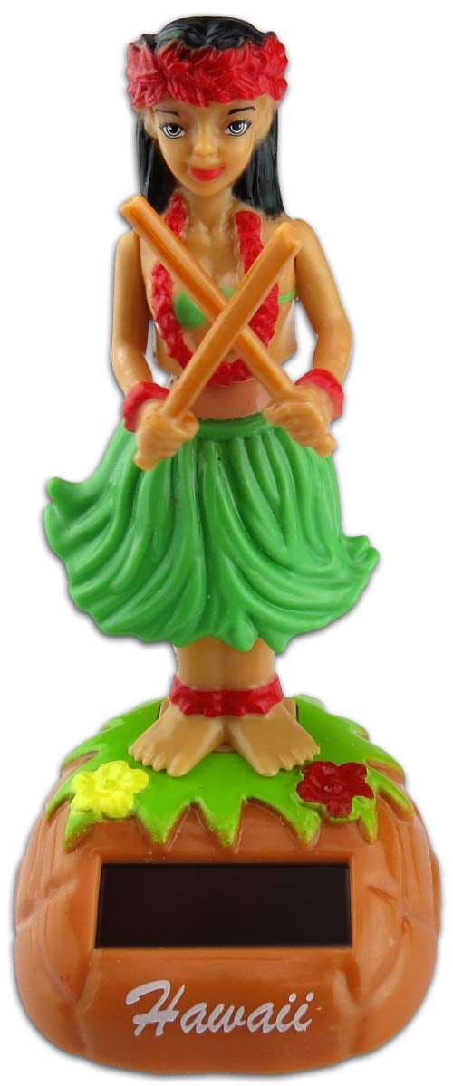 KC Hawaii Pilialoha Hula Dancer Solar Dashboard Doll