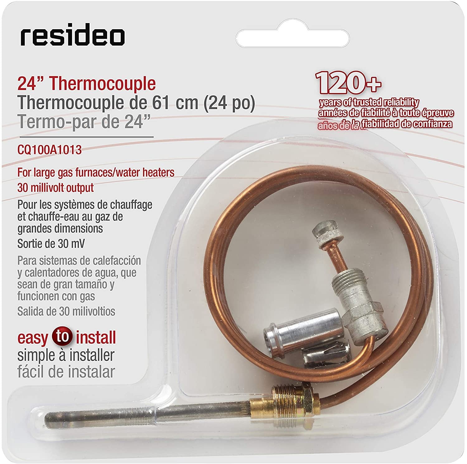 White-Rodgers Emerson TC18 Universal Thermocouple 18-inch for sale online 