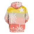 thumbnail image 3 of Snowflake Pattern with Pastel Stripes 3D Print Hoodie Men Women Autumn Thin Pullover Sweatshirt Vintage Streetwear Tops, 3 of 6