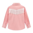 thumbnail image 7 of Unir Western Fringe Long Sleeve Shirt for Women, Button Up Collared, Casual Oktoberfest Pink Top, 1 Piece, S-XXXL, Plus Size Friendly, 7 of 7