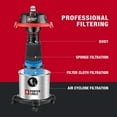 thumbnail image 4 of PORTER-CABLE PCX18406-5B 5 Gallon 4HP Wet/Dry Shop Vac Vacuum w/ Hose & Nozzles, 4 of 5