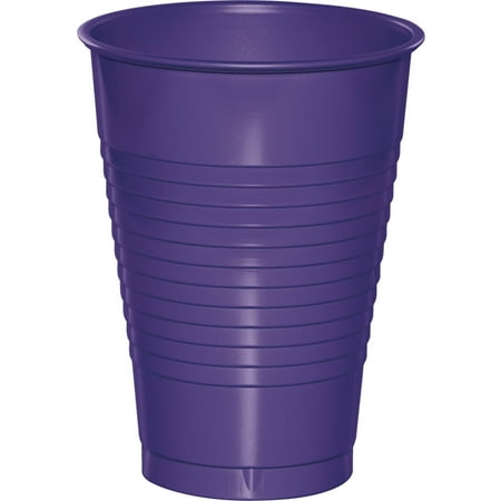 Purple 12 oz Plastic Cups, 20-Pack