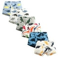 thumbnail image 4 of BULLPIANO 3 Pack Boys Boxer Briefs Shorts Cotton Dinosaur Shark Cute Patterns Underwear for Boys and Teenagers Soft Breathable, 4 of 7