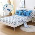 thumbnail image 6 of Kids Full Comforter Sets for Boys 8 Pieces Truck Blue Bedding Set for Teens Soft Microfiber Kids Bed in A Bag with Comforter All Season, 6 of 7