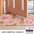 thumbnail image 3 of Golden Retriever with Flowers Door Rugs,Washable Non Slip Door Mats Indoor,Decorative Door Mats,Entry Mat Indoor for Entrance,Bedroom,Kitchen,Bathroom,17"x30", 3 of 6