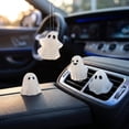 thumbnail image 6 of Halloween Ghost Figurine, Clear Crystal Craft, 1 Piece Mini Decor, Cute Spooky Holiday Gift for Halloween Party Micro Landscape Haunted House Tabletop Decoration, 6 of 6