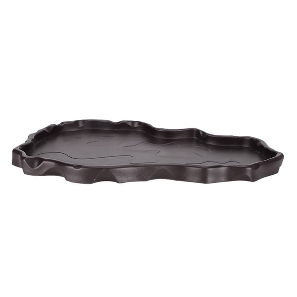 Plato para beber de reptiles, NW‑29 Comedero de plástico para reptiles Plato de alimentación para reptiles de plástico Plato de alimentación para beber para reptiles Altamente versátil