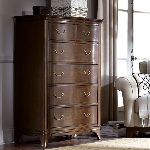 American Drew Cherry Grove NG 6 Drawer Chest in Mid Tone Brown