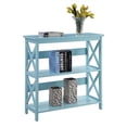 thumbnail image 4 of Convenience Concepts 203030SF Oxford 3 Tier Bookcase - Sea Foam Blue, 4 of 4