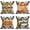 4pc Celebration, variant on nukooo 18x18 Inch Buffalo Check Plaid Throw Pillow Covers Merry Christmas Cotton Linen Xmas Tree Mistletoe Wreath Garland Cushion Case Winter Greeting Snow Quotes 4 Packs (4pc Joyful, 18x18 Inch)