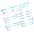 thumbnail image 4 of 6 Sheets Eye Shadow Stickers Adhesive Eye Makeup Stickers Eyeliner Decals, 4 of 8
