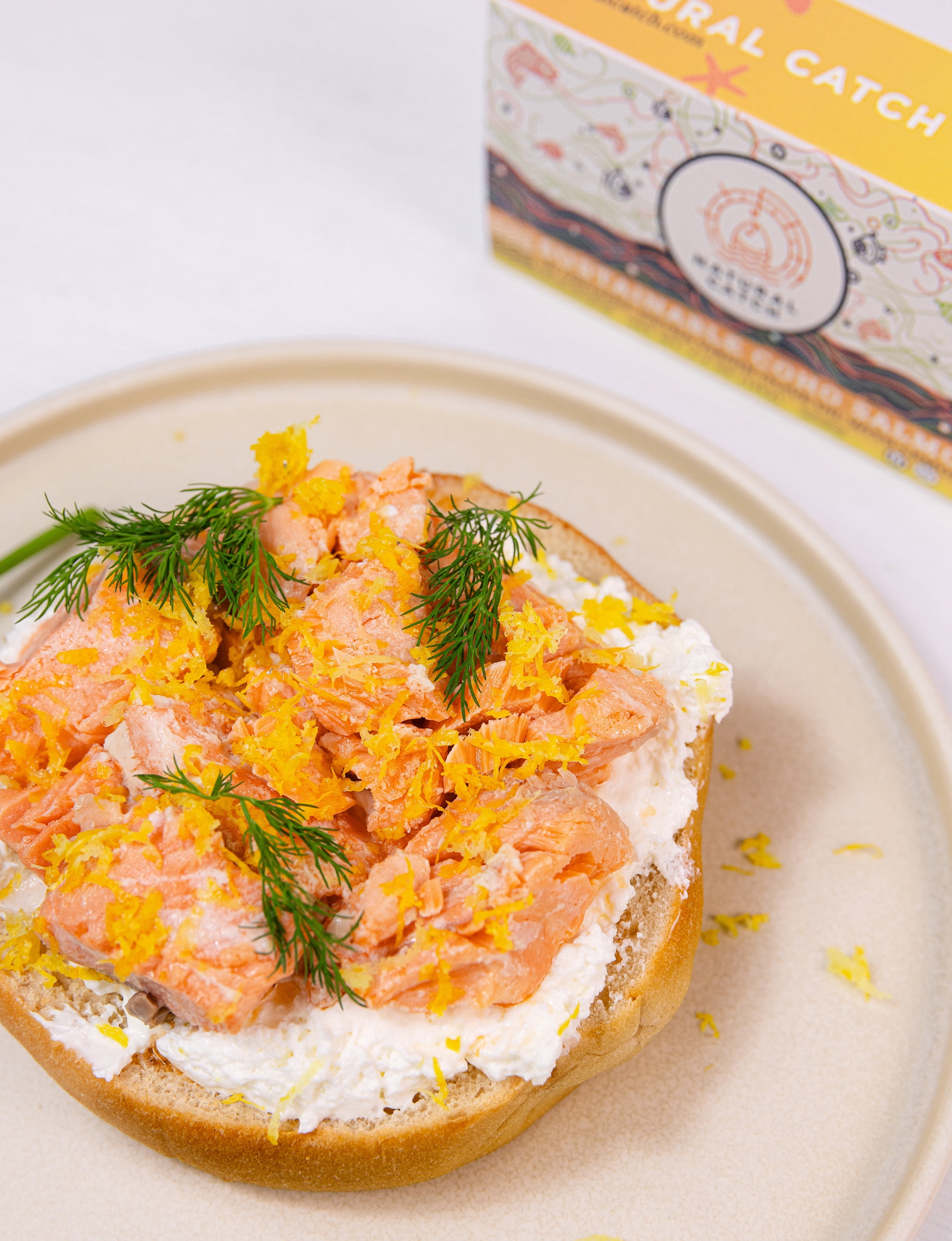 Natural Catch Coho Salmon with Lemon in Organic Extra Virgin Olive Oil 4.4 oz