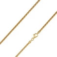 thumbnail image 4 of 925 Sterling Silver, Popcorn Coreana Gold Plated Chain 2.5mm Necklace - Hypoallergenic and Tarnish Resistant - By Oliver & Navy, 4 of 5