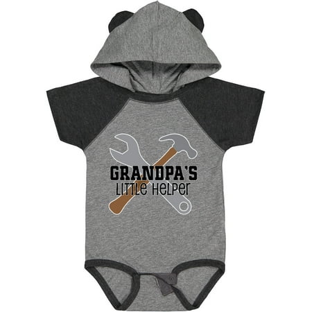 

Inktastic Grandpa Little Helper Gift Baby Boy Bodysuit