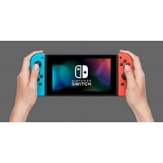 Nintendo Switch Joy-Con Console Game, Neon Blue and Red