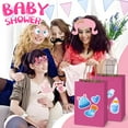 thumbnail image 3 of BagDream 100 Pack 5.25x3x8" Small Hot Pink Gift Bags with Handles Kraft Paper Bags for Mother's Day, Party Favor Bags, Baby Showers, Birthdays & Wedding, 3 of 10