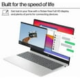thumbnail image 4 of HP 15.6" HD Touchscreen Laptop Computer, Intel 13th Gen Core i3-1315U, 16GB RAM, 1TB SSD, Copilot AI, Windows 11, Wi-Fi 6, BT 5.3, Silver, 4 of 7