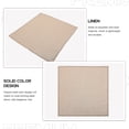 thumbnail image 1 of UPGRATOR 1Set Khaki Linen Polyester Napkin For Dining And Table Decoration 40x40cm In, 1 of 5