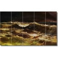 thumbnail image 1 of Ceramic Tile Mural-Ivan Aivazovsky Waterfront Painting 242. 30" w x 18" h using (15) 6 x 6 ceramic tiles, 1 of 3