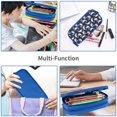 thumbnail image 5 of Goofa Angry Shark Pattern Big Capacity Pencil Pen Case Office College Large Storage High Capacity Bag Pouch Holder Box Organizer, 5 of 9