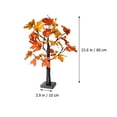 thumbnail image 3 of Luz decorativa de árbol de árbol LED LIGHT RAMES LED LEAM Lámpara de lámpara de arce de arce decoración de la luz de la hoja, 3 of 5