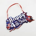 thumbnail image 5 of Independence Day Wooden Plaque Sign Decorations, Fourth of July Patriotic Alphabet Welcome Sign Hanging Ornaments for Indoor Outdoor Window Corridor Decor, 5 of 6