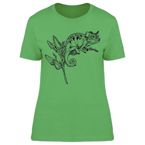 Chameleon Orchid Branch T-Shirt Women -Image by Shutterstock, Female Small