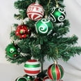 thumbnail image 2 of HongHeng Clearance Under $2.00 Christmas Tree Pendant Christmas Gift Box Set Painted and Electroplated Round Pendant Electroplated Christmas Decoration, 2 of 9