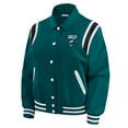 thumbnail image 2 of Women's WEAR by Erin Andrews Midnight Green Philadelphia Eagles Varsity Lightweight Full-Snap Jacket, 2 of 5