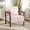 Pink, variant on Aukfa Upholstered Accent Chair with Storage Seat & Waist Cushion, High-Density Lounge Armchair for Living Room Bedroom,Pink