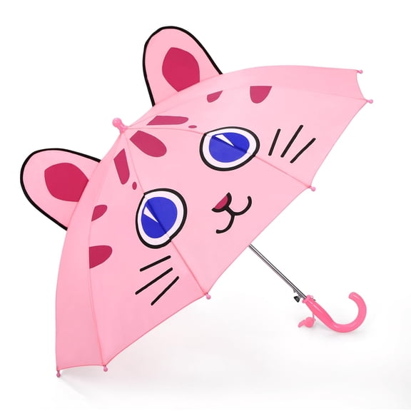 Children's umbrellas Children's pop-up travel umbrellas Lightweight cute umbrellas for girls and boys Easy push/pull for small children